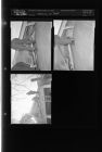 Working on roof (3 Negatives (December 1, 1954) [Sleeve 1, Folder d, Box 5]